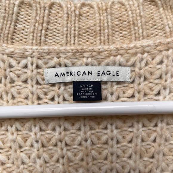 AE Whoa So Cozy Waffle V-Neck Sweater - Picture 3 of 4